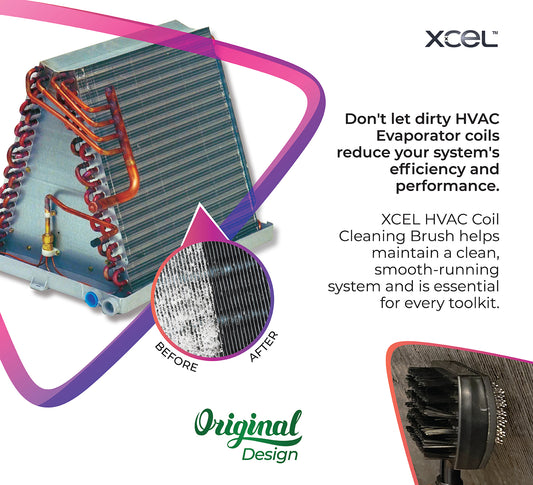FinXCEL Dual-Sided Coil Cleaning Brush – Round Head Design for Tight Coils