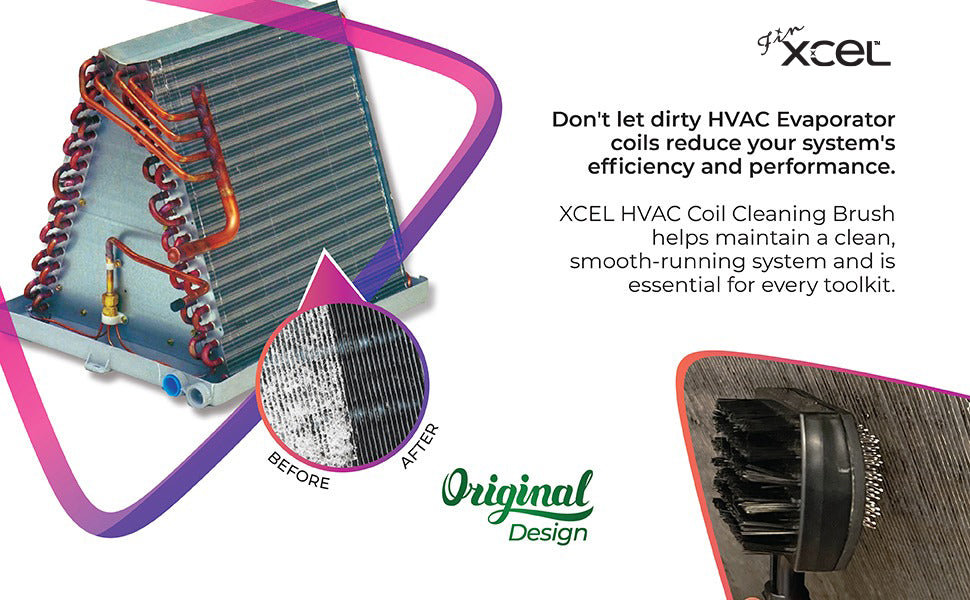 FinXCEL Dual-Sided Coil Cleaning Brush – Round Head Design for Tight Coils