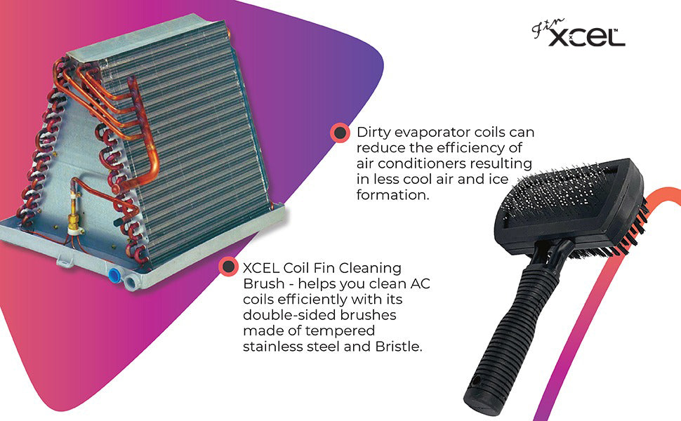 FinXCEL Dual-Sided Coil Cleaning Brush – Round Head Design for Tight Coils