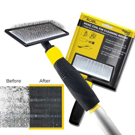 HVAC coil cleaning brush for air conditioner fins