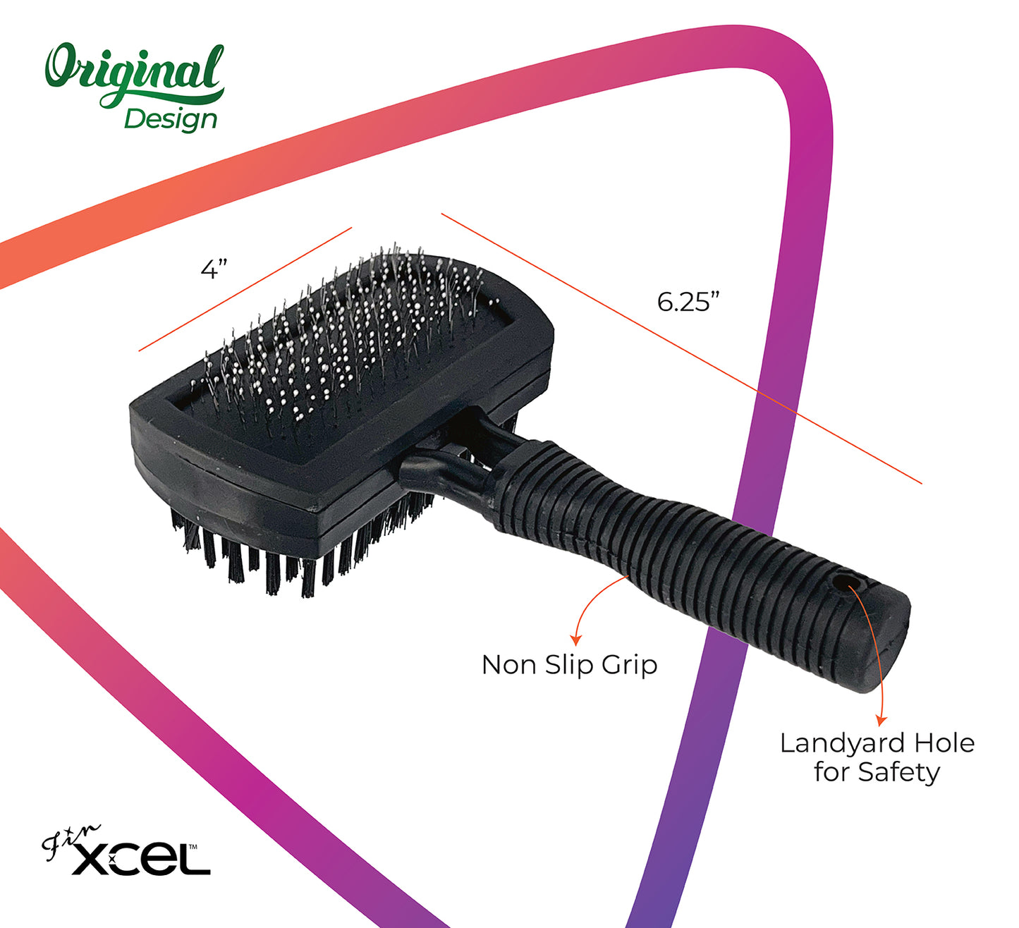 FinXCEL Dual-Sided Coil Cleaning Brush – Round Head Design for Tight Coils